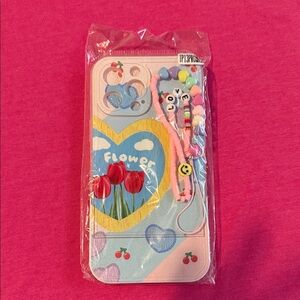 Colorful Heart and Flower Phone Case